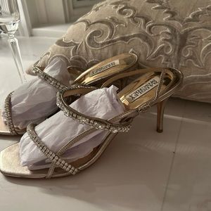 Badgley Mischlea strappy wedding shoes